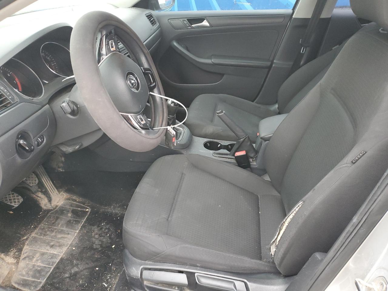 2015 Volkswagen Jetta VIN 3VW1K7AJ8FM305862 Copart auction photo, side damage thumbnail 7