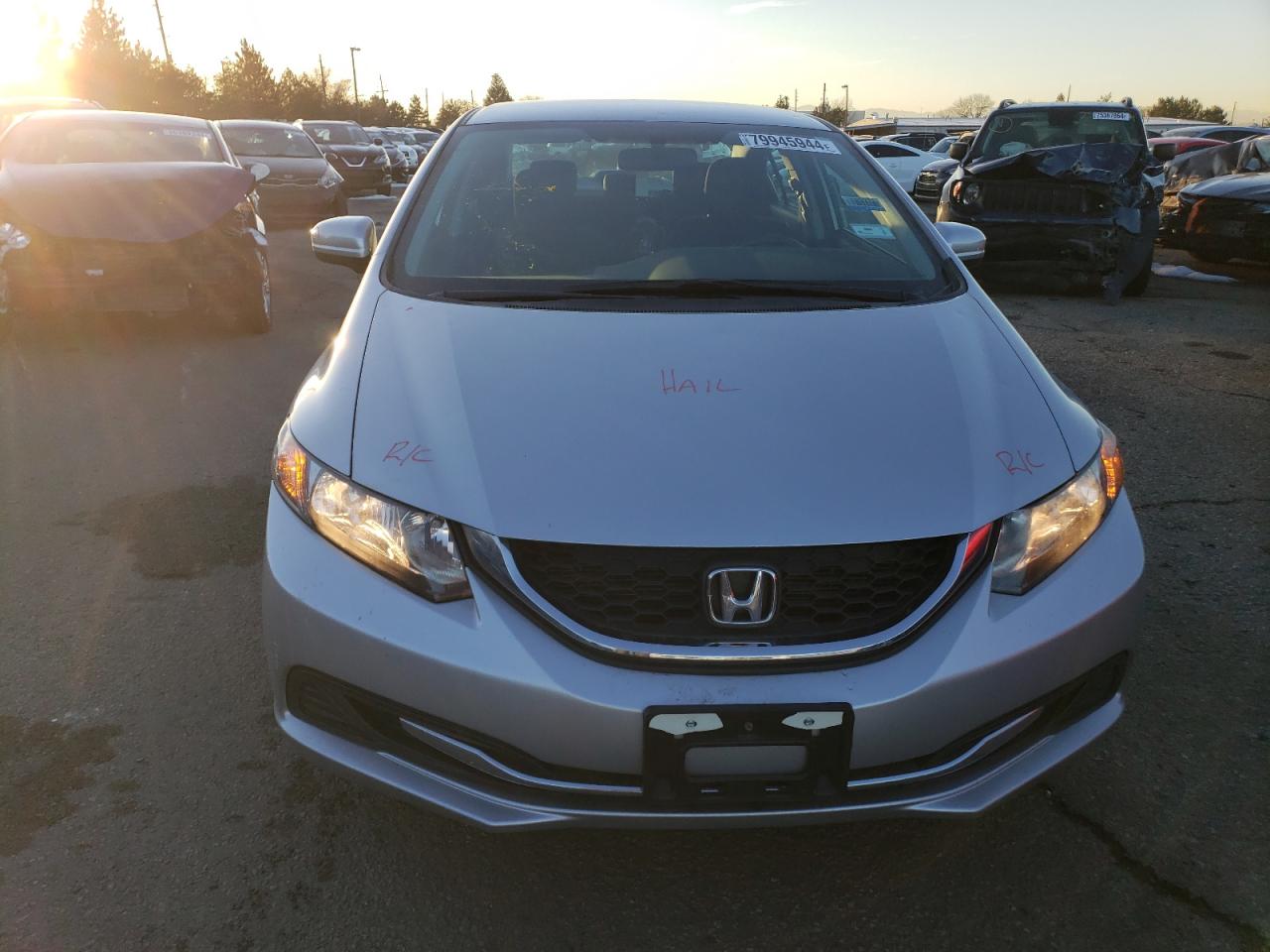2015 Honda Civic VIN 19XFB2F52FE236765 Copart auction photo, rear end damage thumbnail 5
