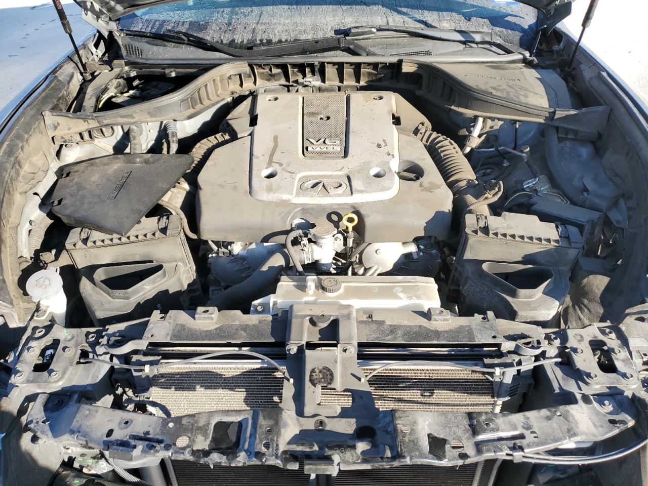 2016 Infiniti Q70 VIN JN1BY1APXGM220464 Copart auction photo, front end damage thumbnail 11