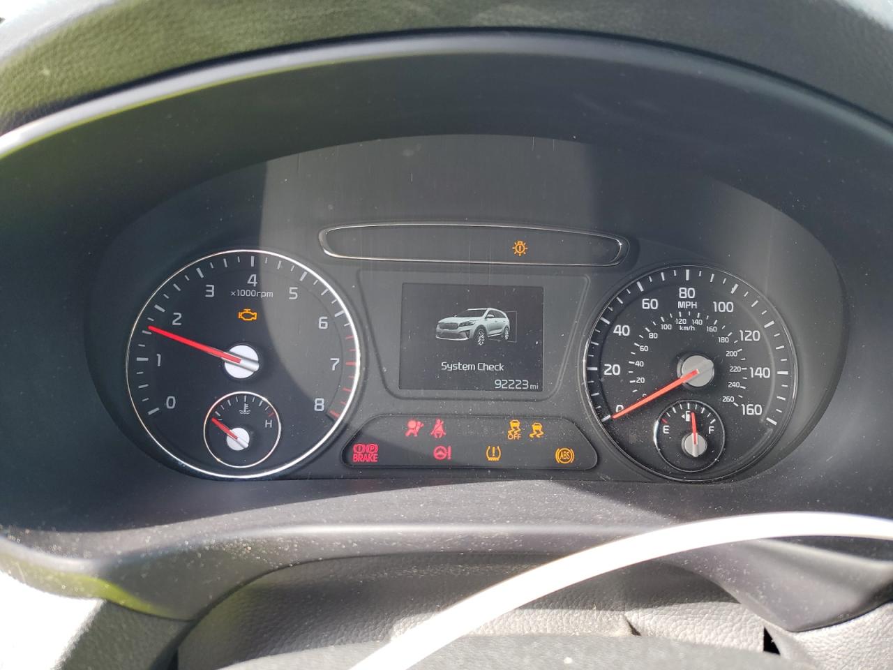 2019 KIA Sorento VIN 5XYPGDA34KG440570 Copart auction photo, front end damage thumbnail 9