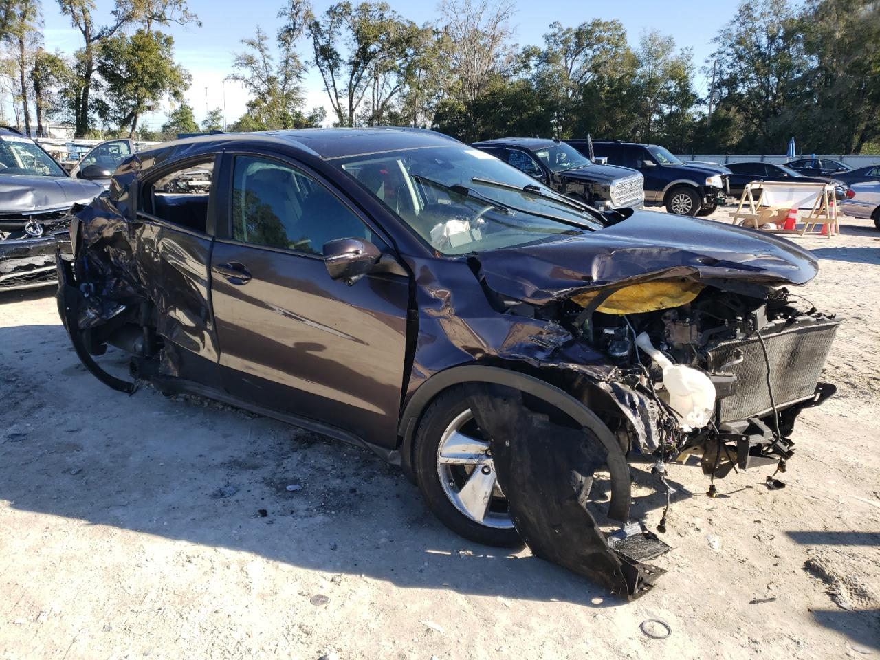 2019 Honda HR-V VIN 3CZRU5H56KM707428 Copart auction photo, all over / minor dent/scratches damage thumbnail 4