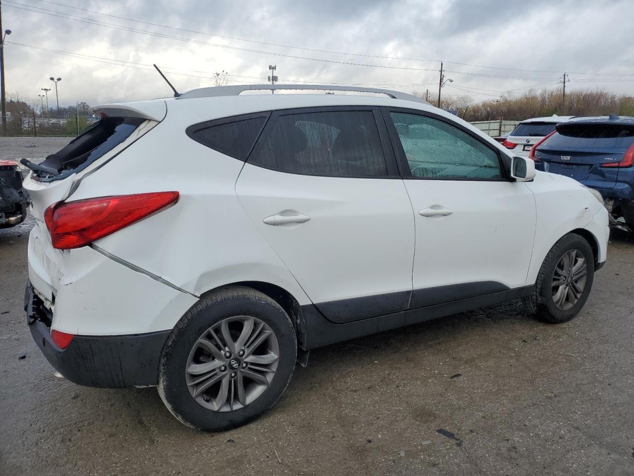 2015 Hyundai Tucson VIN KM8JU3AG1FU996296 Copart auction photo, rear end / front end damage thumbnail 3