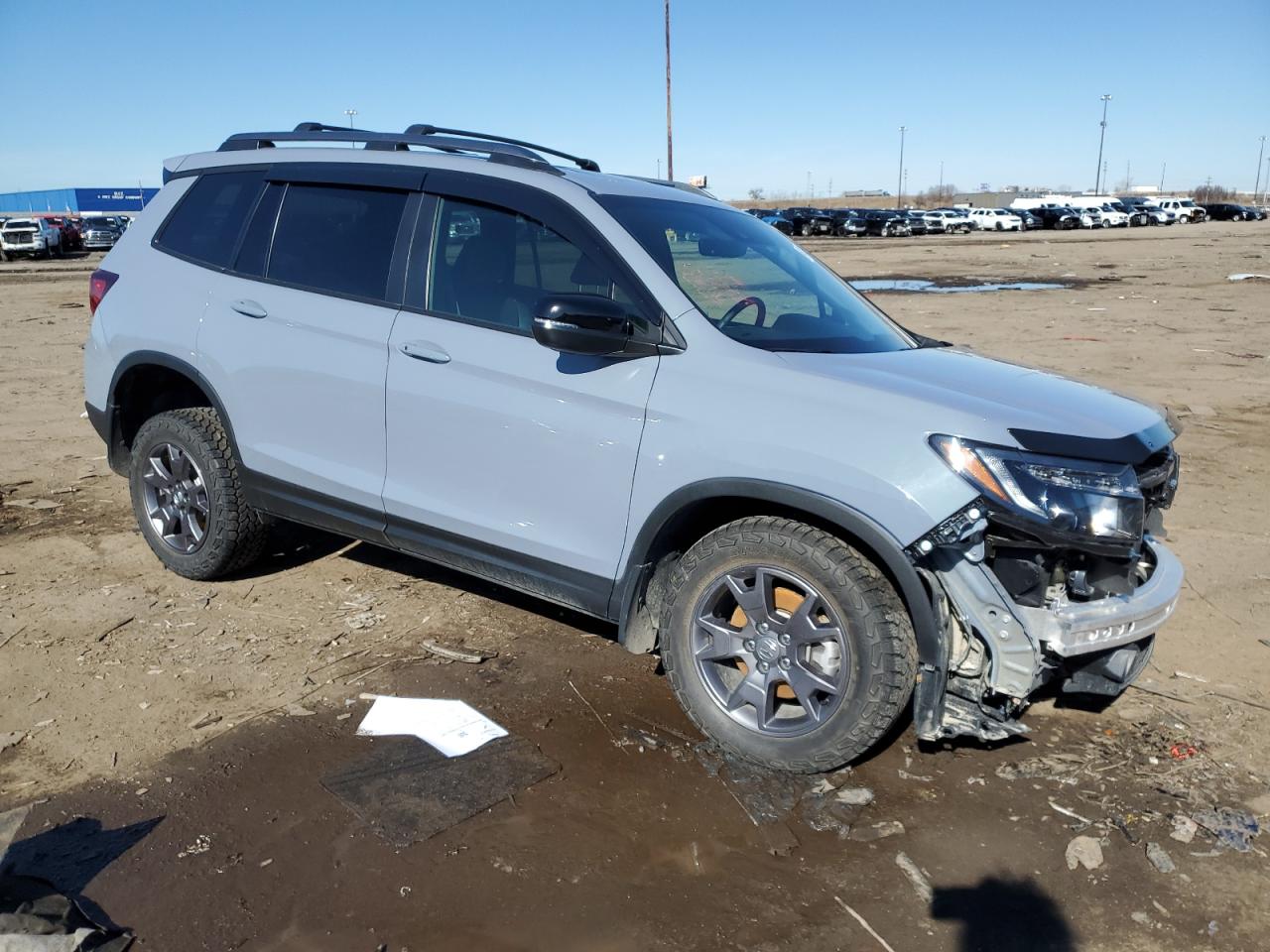 2024 Honda Passport VIN 5FNYF8H64RB005399 Copart auction photo, front end damage thumbnail 4