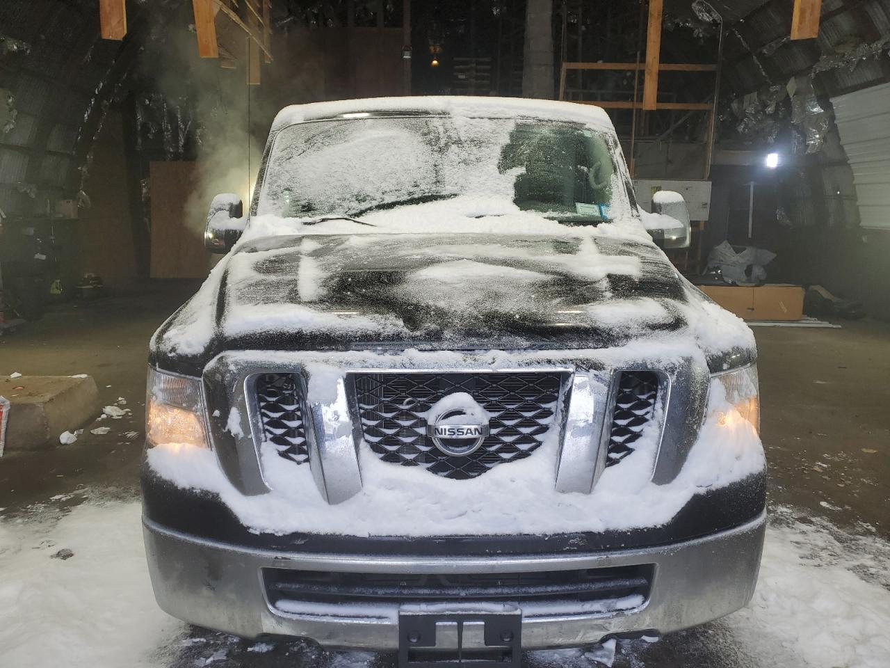 2019 Nissan NV VIN 5BZBF0AA5KN851182 Copart auction photo, side / rear end damage thumbnail 5