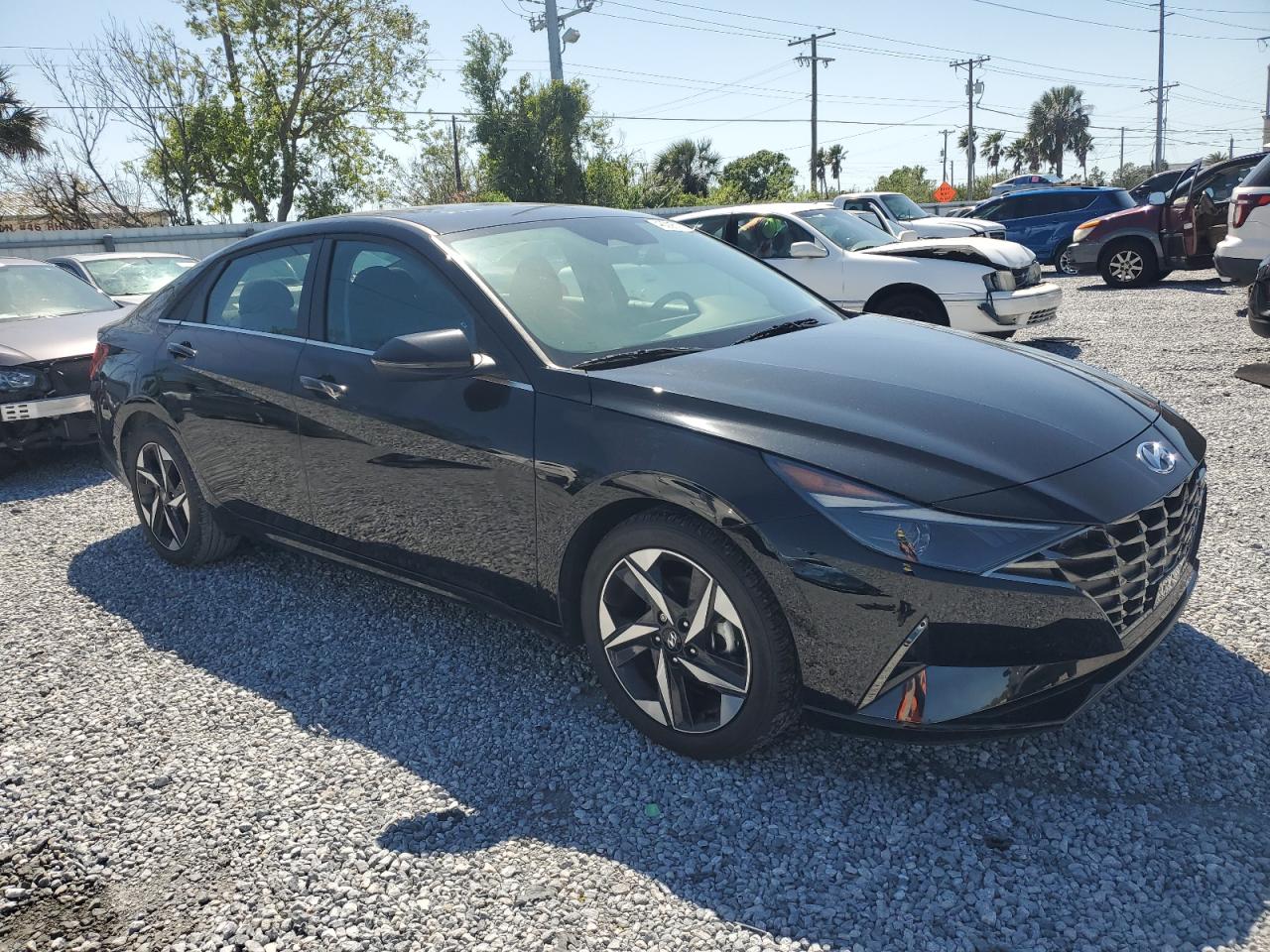 2022 Hyundai Elantra VIN 5NPLN4AGXNH056572 Copart auction photo, minor dent/scratches damage thumbnail 4