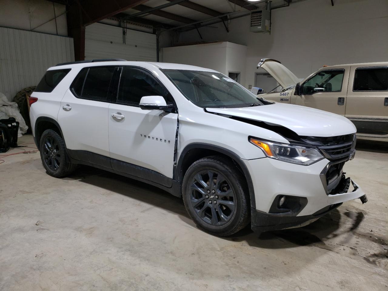 2019 Chevrolet Traverse VIN 1GNEVJKW4KJ211334 Copart auction photo, front end / rear end damage thumbnail 4
