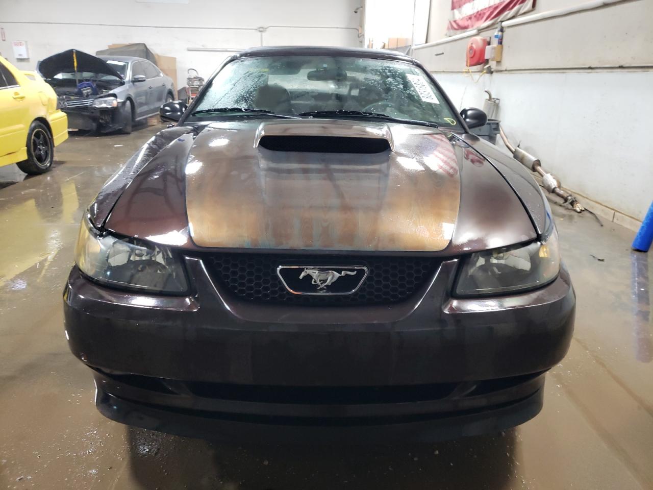 2003 Ford Mustang VIN 1FAFP45X53F422906 Copart auction photo, front end / top/roof damage thumbnail 5
