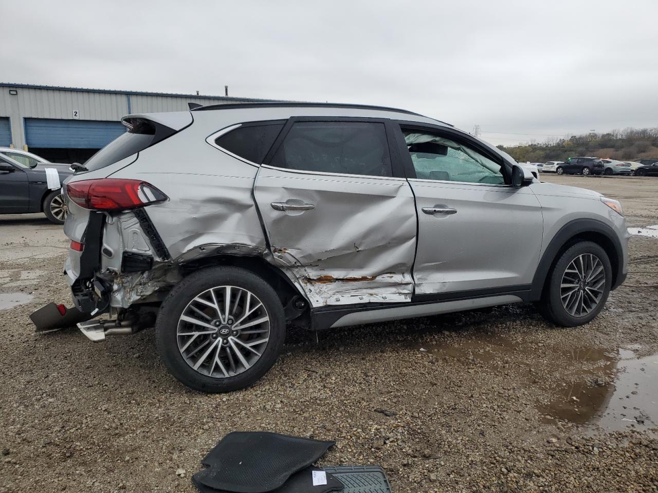 2020 Hyundai Tucson VIN KM8J33ALXLU175211 Copart auction photo, all over damage thumbnail 3