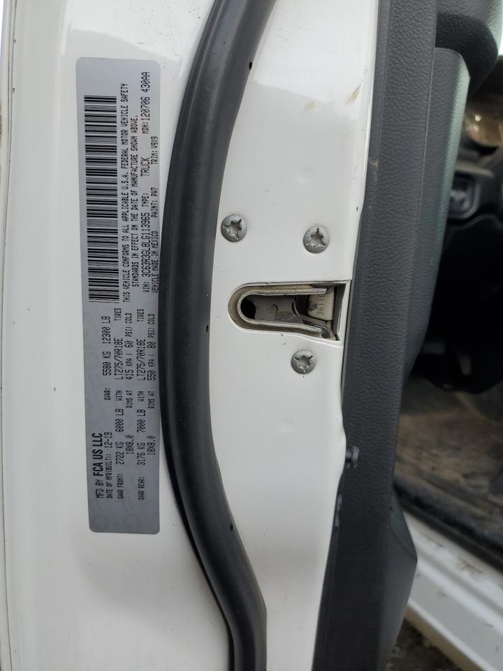 2020 RAM 3500 VIN 3C63R3GL8LG113965 Copart auction photo, all over damage thumbnail 12