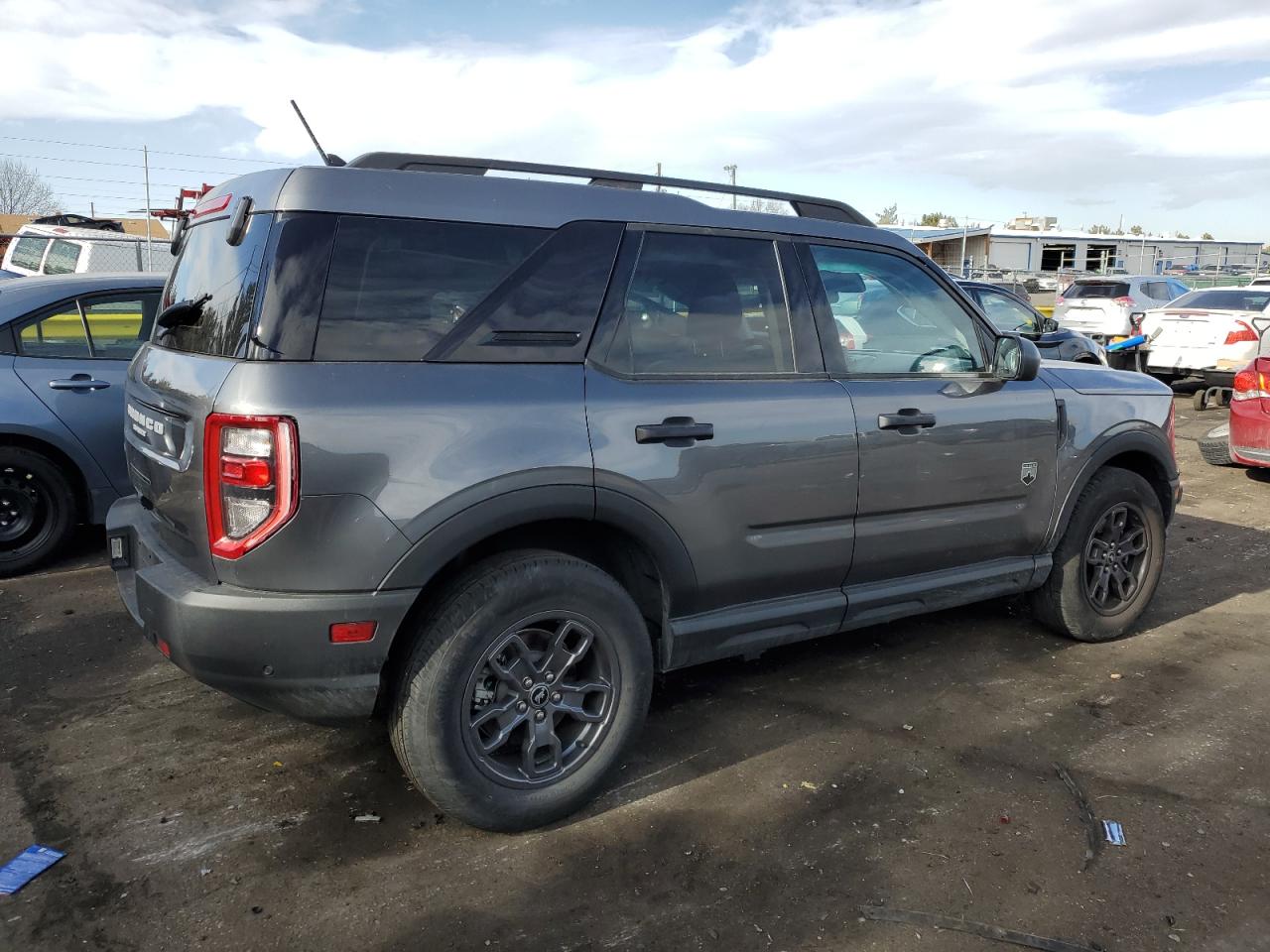 2022 Ford Bronco VIN 3FMCR9B66NRE08014 Copart auction photo, side damage thumbnail 3