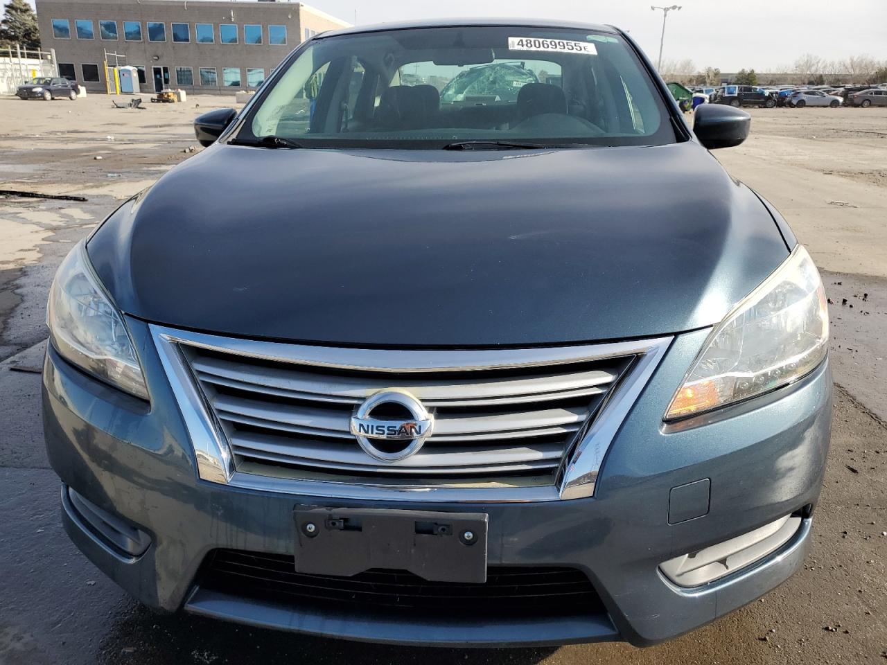 2013 Nissan Sentra VIN 3N1AB7AP6DL672546 Copart auction photo, rear end / hail damage thumbnail 5