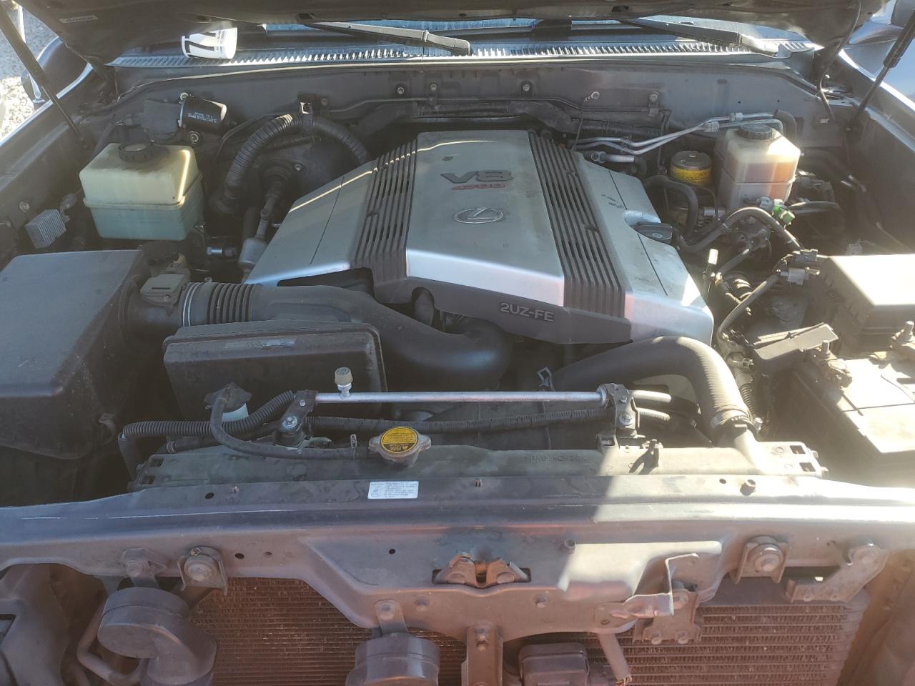 2004 Lexus LX VIN JTJHT00W343541589 Copart auction photo, side damage thumbnail 12