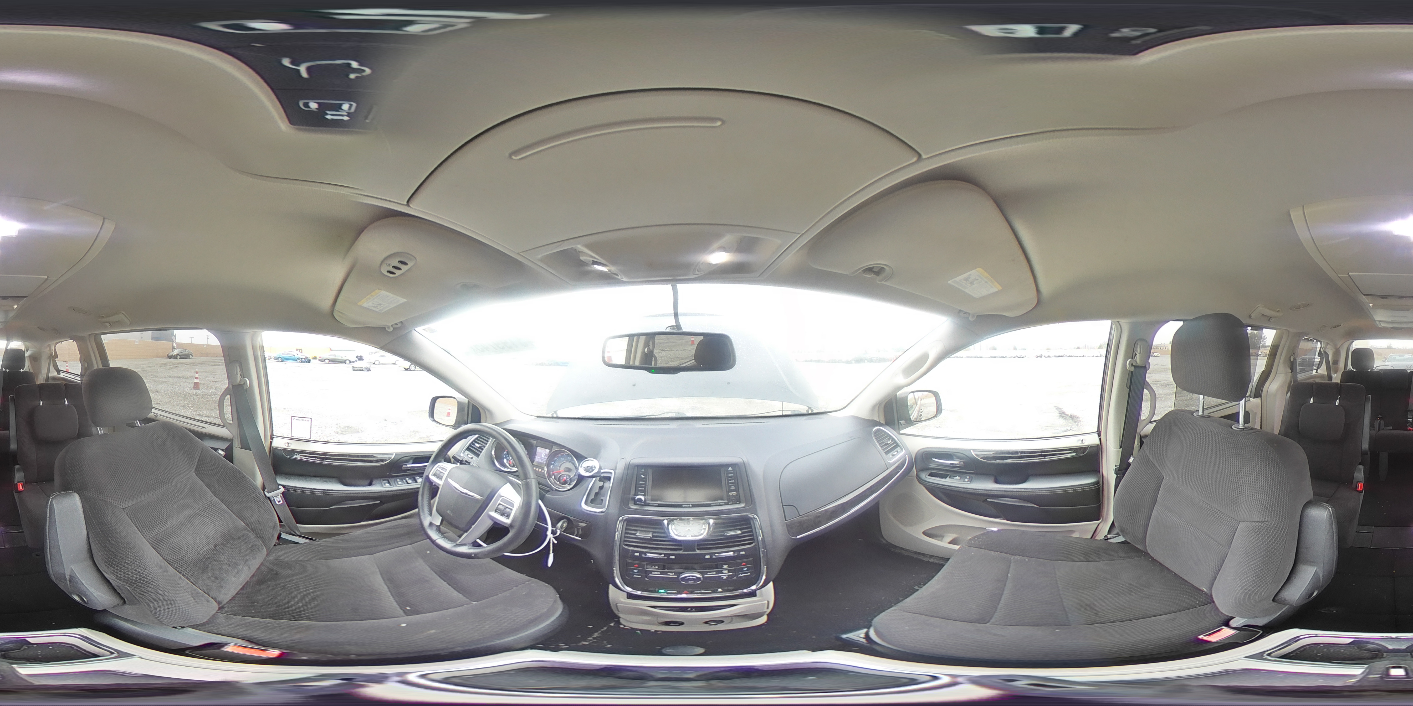 2014 Chrysler Town & Country VIN 2C4RC1BG3ER469241 Copart auction photo, front end / side damage thumbnail 14