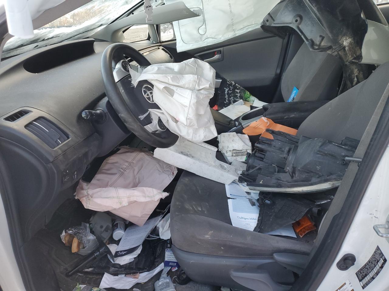2015 Toyota Prius VIN JTDKN3DU1F0417340 Copart auction photo, front end / minor dent/scratches damage thumbnail 7