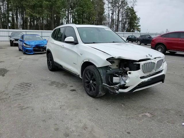 2017 BMW X3 VIN 5UXWX9C55H0T14156 Copart auction photo, front end / side damage thumbnail 12