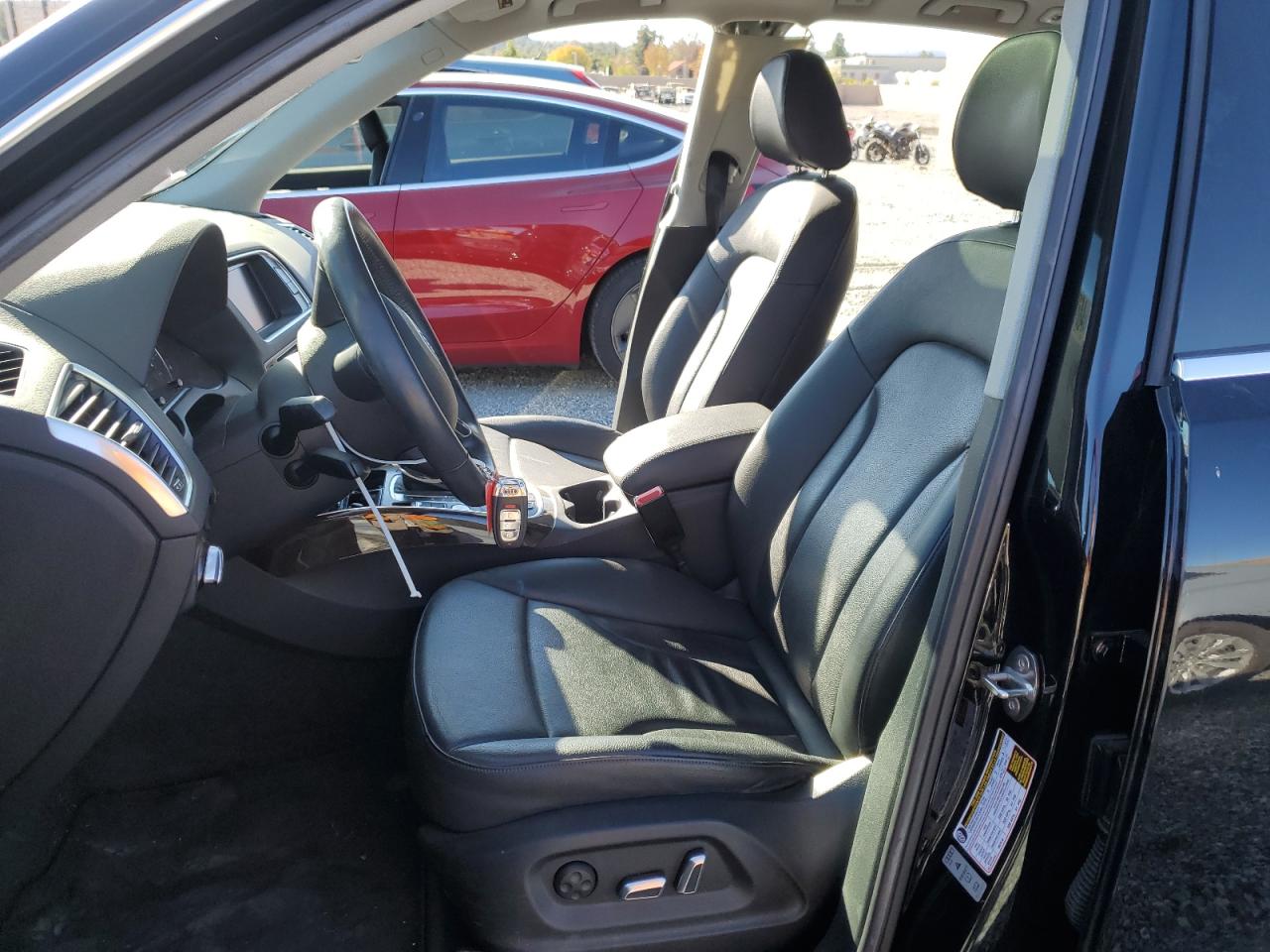 2014 Audi Q5 VIN WA1CMAFP0EA042501 Copart auction photo, side damage thumbnail 7