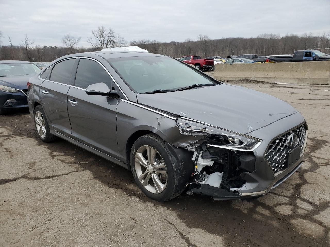 2019 Hyundai Sonata VIN 5NPE34AF6KH817065 Copart auction photo, all over damage thumbnail 4