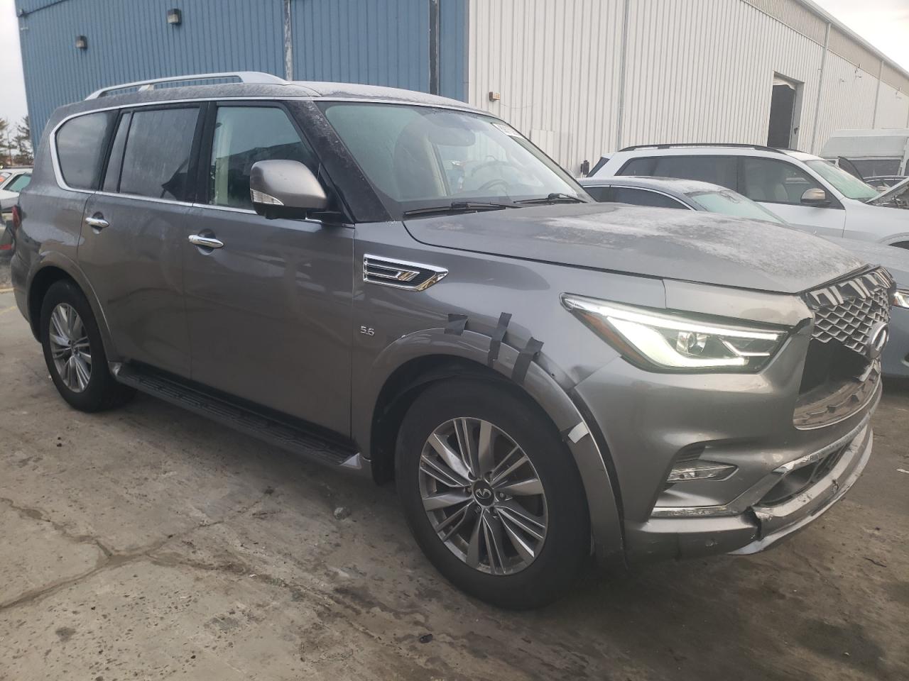 2019 Infiniti QX80 VIN JN8AZ2NE8K9232200 Copart auction photo, front end damage thumbnail 4