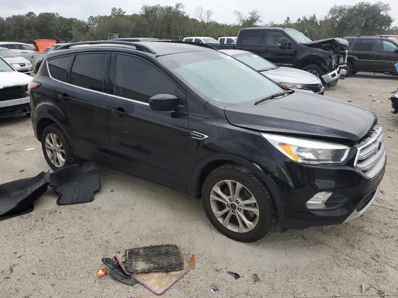 2018 Ford Escape VIN 1FMCU9GD3JUA90216 Copart auction photo, front end damage thumbnail 4