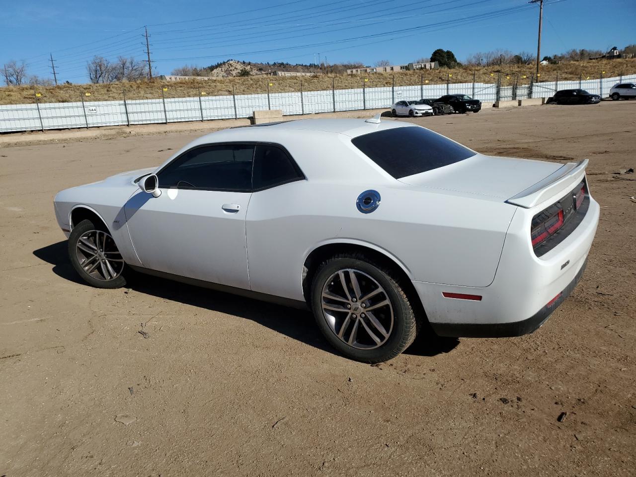 2018 Dodge Challenger VIN 2C3CDZGG4JH215617 Copart auction photo, undercarriage / front end damage thumbnail 2