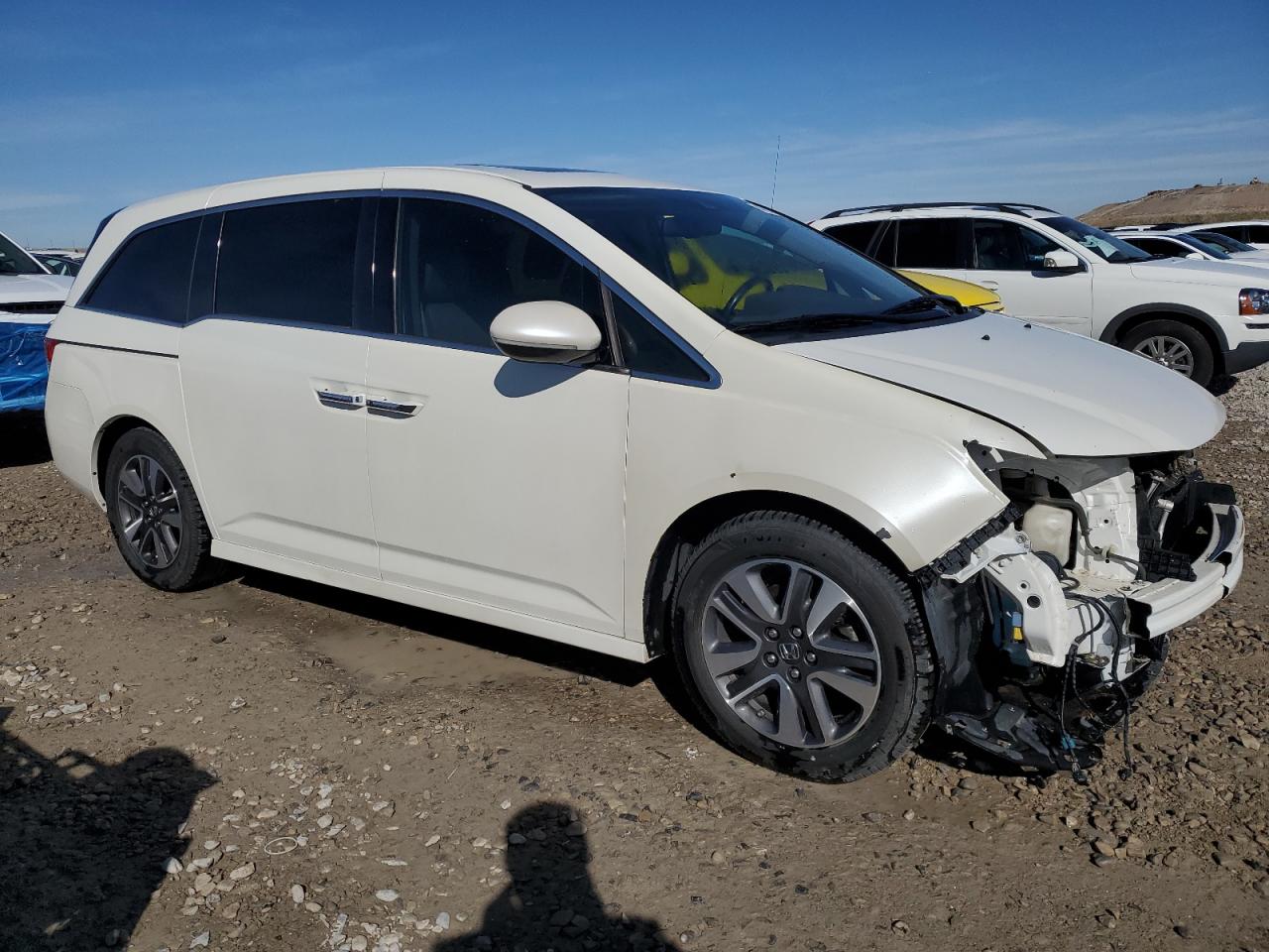 2016 Honda Odyssey VIN 5FNRL5H92GB037366 Copart auction photo, front end damage thumbnail 4