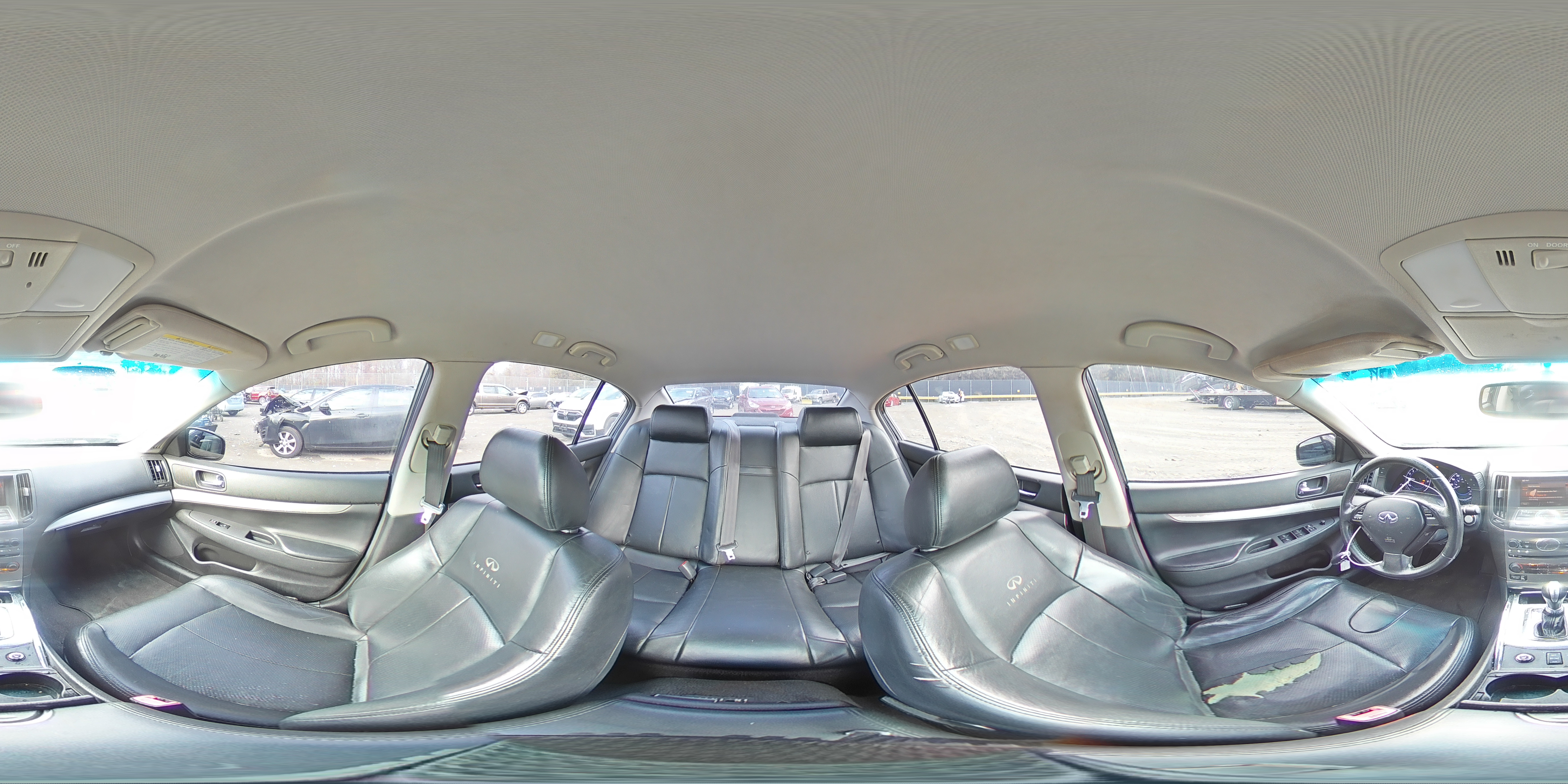 2012 Infiniti G VIN JN1DV6AR0CM862198 Copart auction photo, side / undercarriage damage thumbnail 13