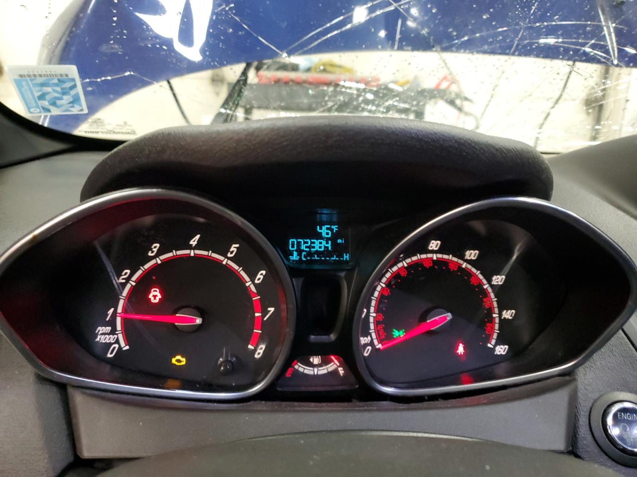 2016 Ford Fiesta VIN 3FADP4GX8GM111058 Copart auction photo, front end / minor dent/scratches damage thumbnail 9
