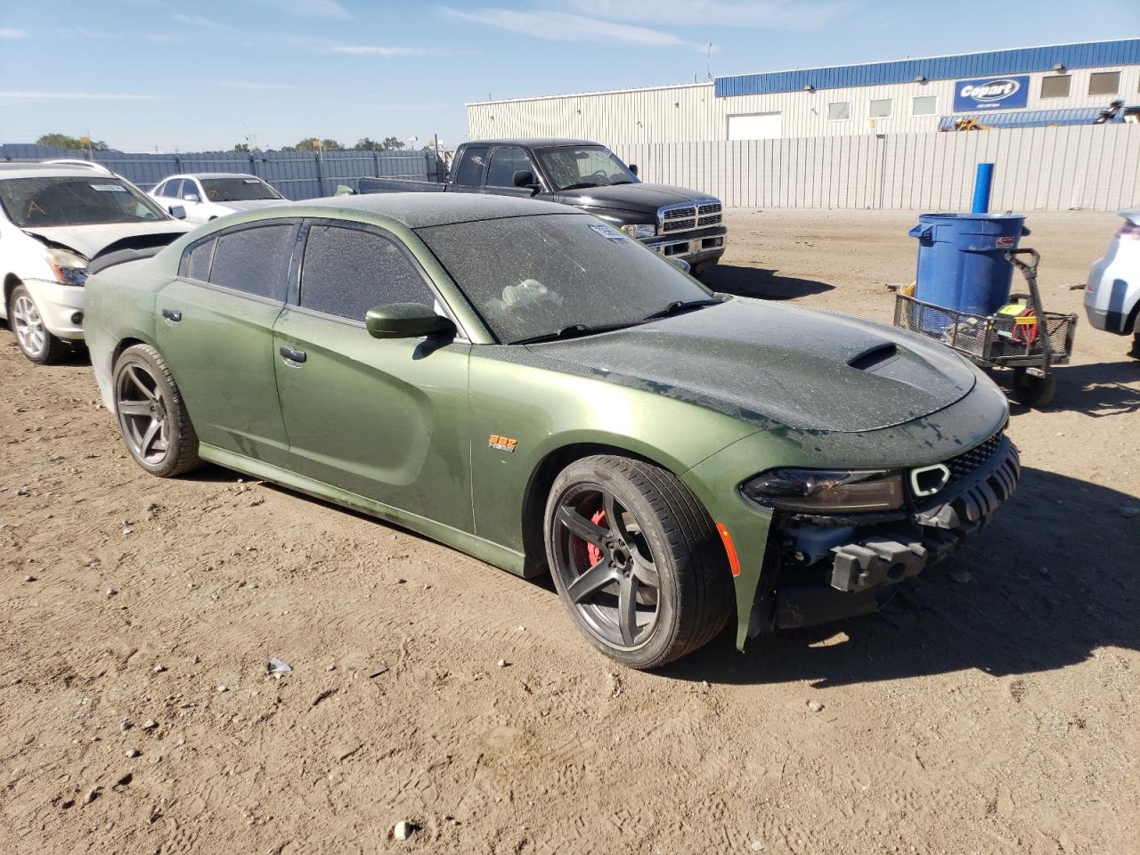 2021 Dodge Charger VIN 2C3CDXGJ4MH595286 Copart auction photo, front end / undercarriage damage thumbnail 4