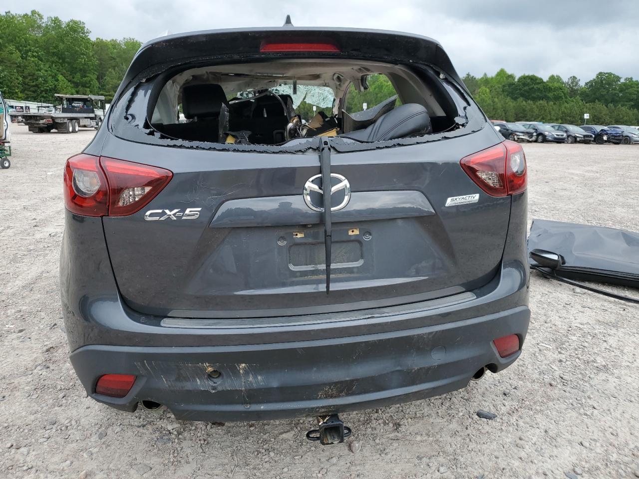 2016 Mazda CX-5 VIN JM3KE2DY6G0644562 Copart auction photo, rollover / undercarriage damage thumbnail 6