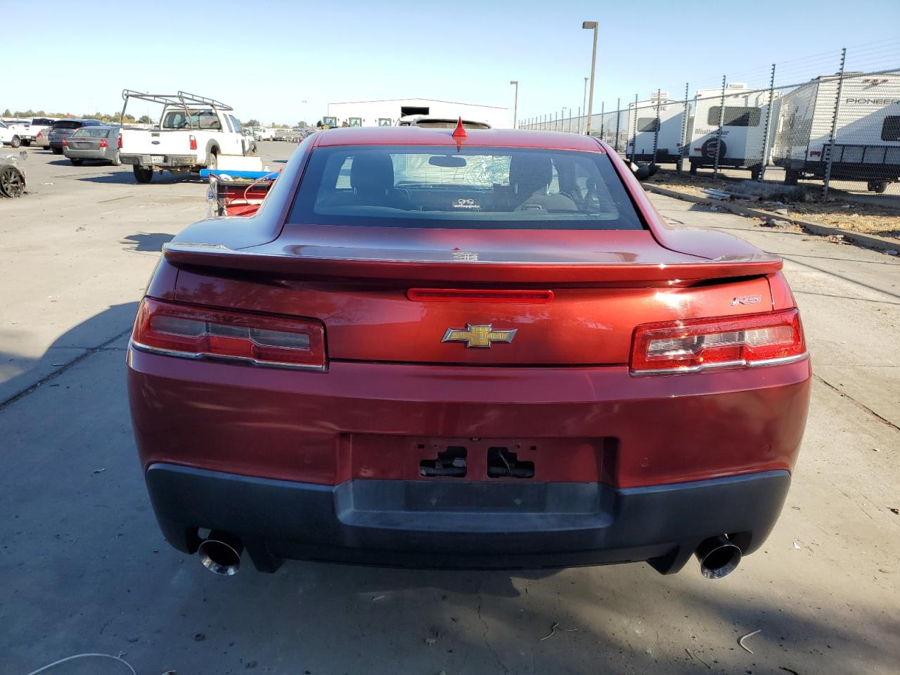 2015 Chevrolet Camaro VIN 2G1FD1E39F9226522 Copart auction photo, front end / rear end damage thumbnail 6