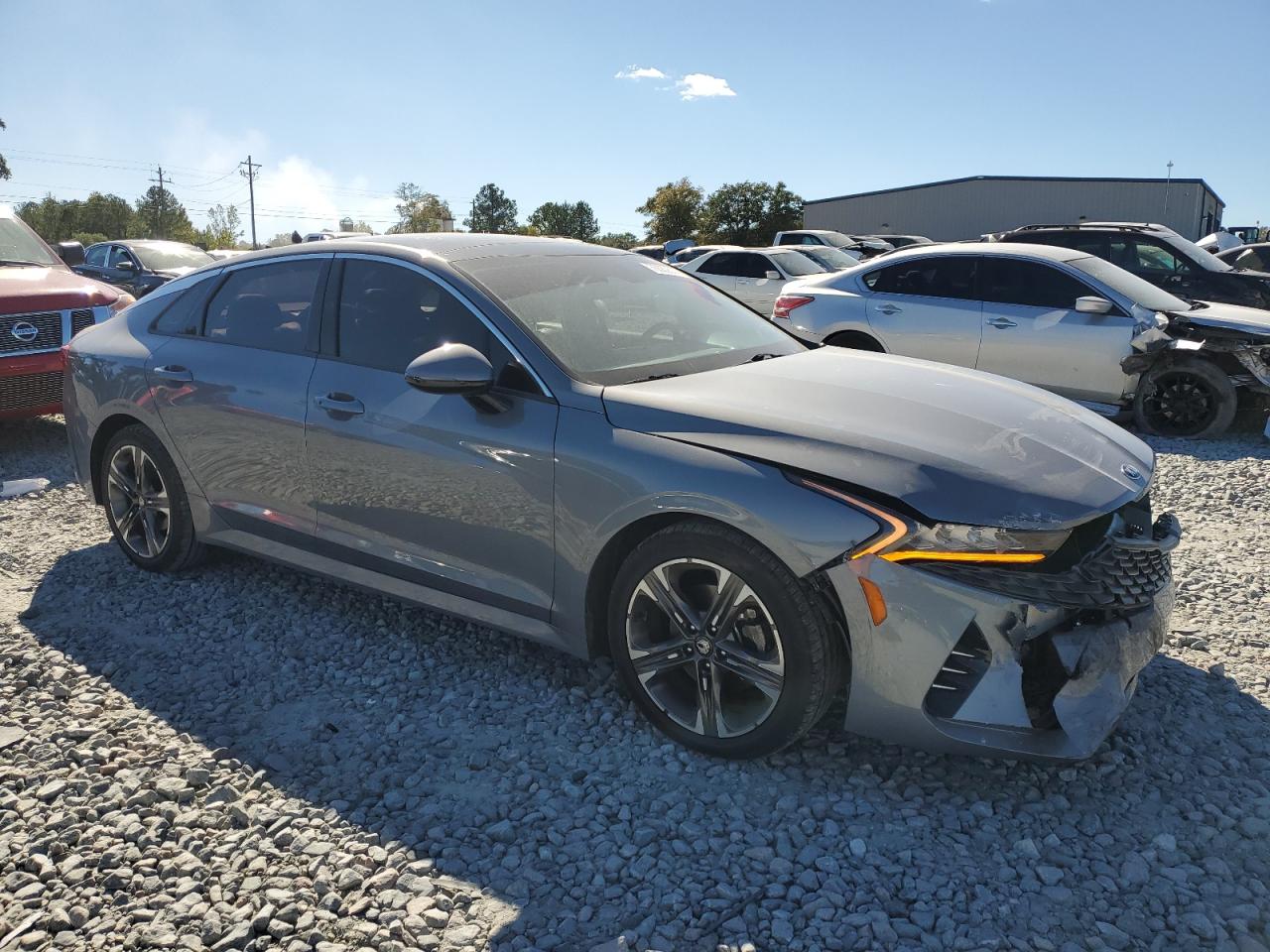 2021 KIA K5 VIN 5XXG34J28MG031580 Copart auction photo, front end damage thumbnail 4