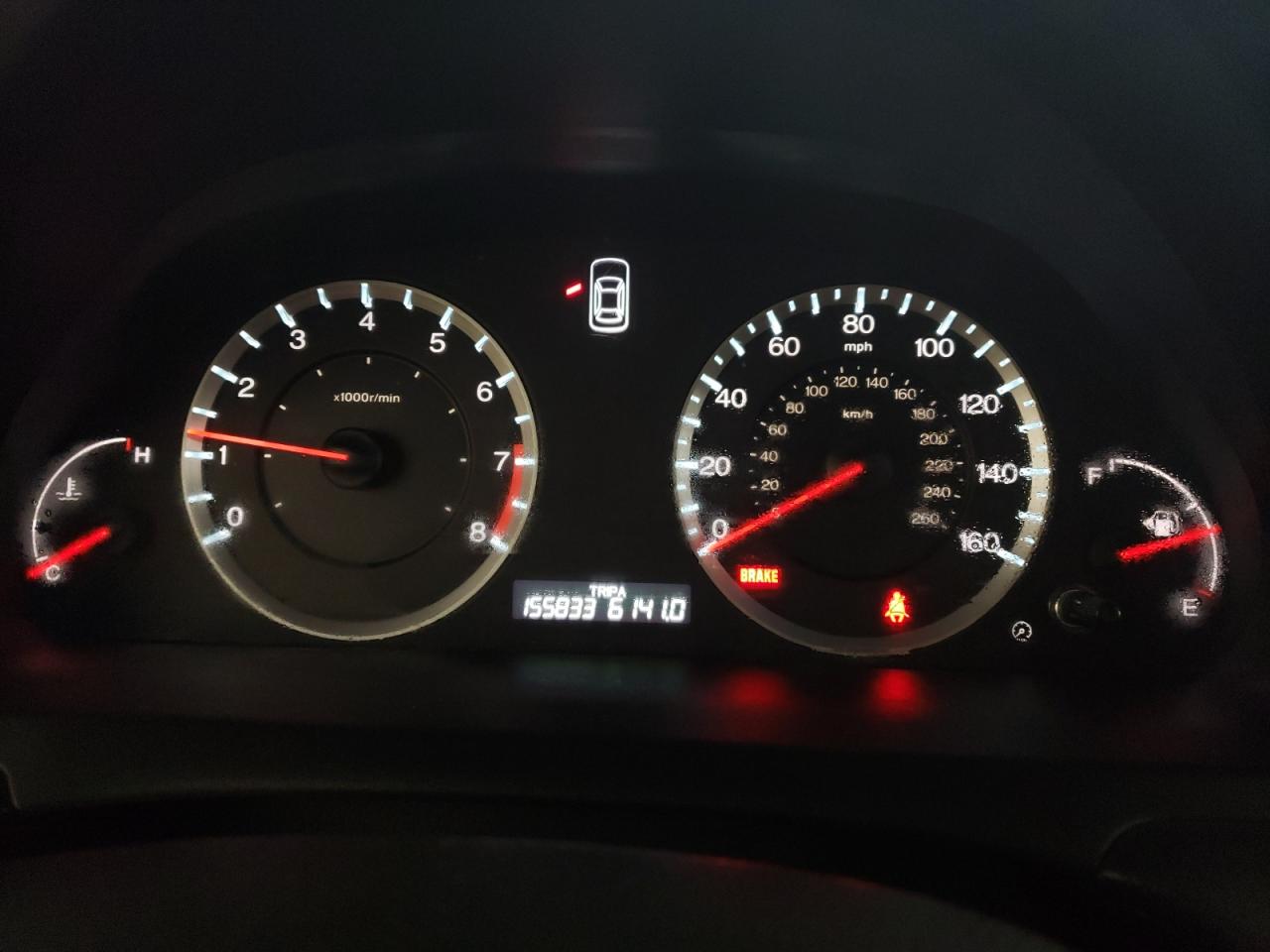 2008 Honda Accord VIN 1HGCS21808A005343 Copart auction photo, front end / rear end damage thumbnail 9