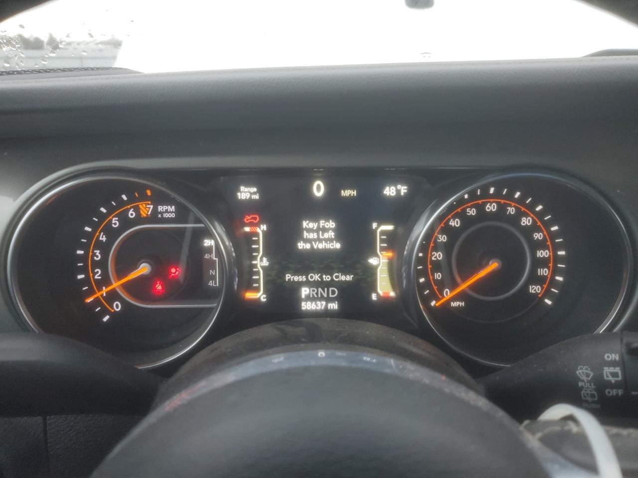 2019 Jeep Wrangler VIN 1C4HJXEG5KW600639 Copart auction photo, side / front end damage thumbnail 9