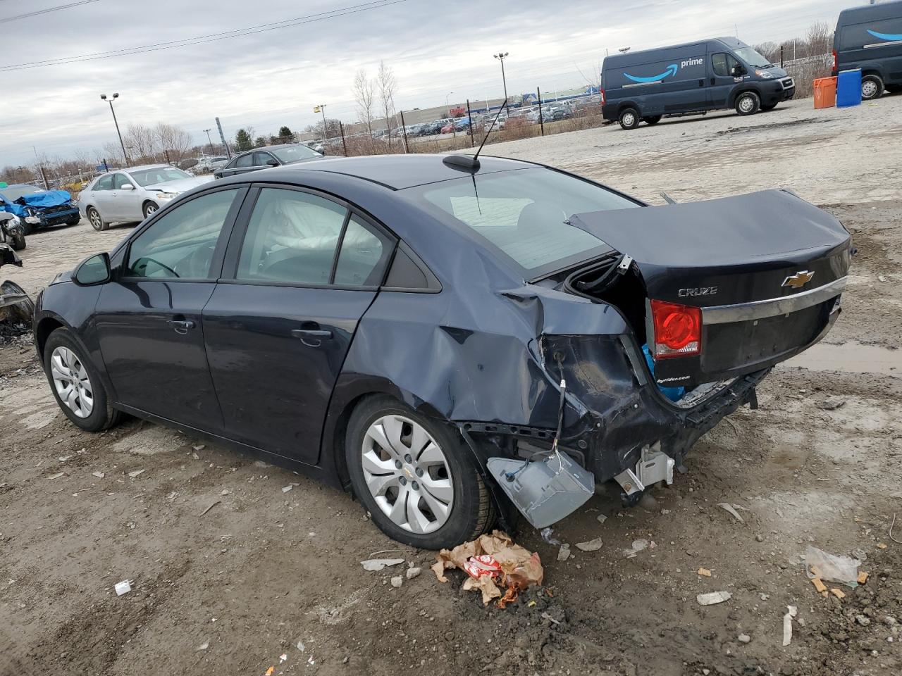 2015 Chevrolet Cruze VIN 1G1PA5SG1F7292205 Copart auction photo, rear end / mechanical damage thumbnail 2