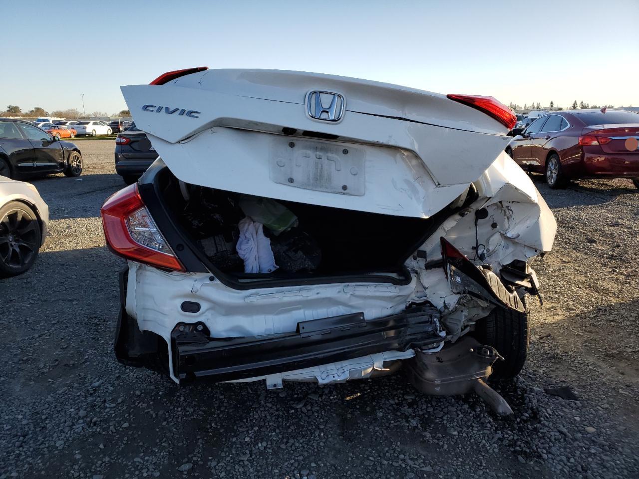 2018 Honda Civic VIN 2HGFC2F58JH546964 Copart auction photo, rear end / side damage thumbnail 6