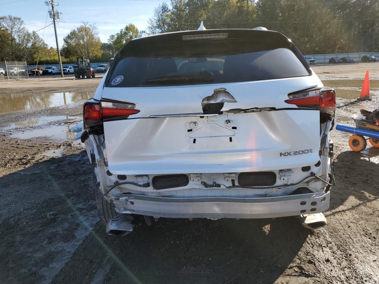 2017 Lexus NX VIN JTJYARBZ8H2056247 Copart auction photo, rear end damage thumbnail 6