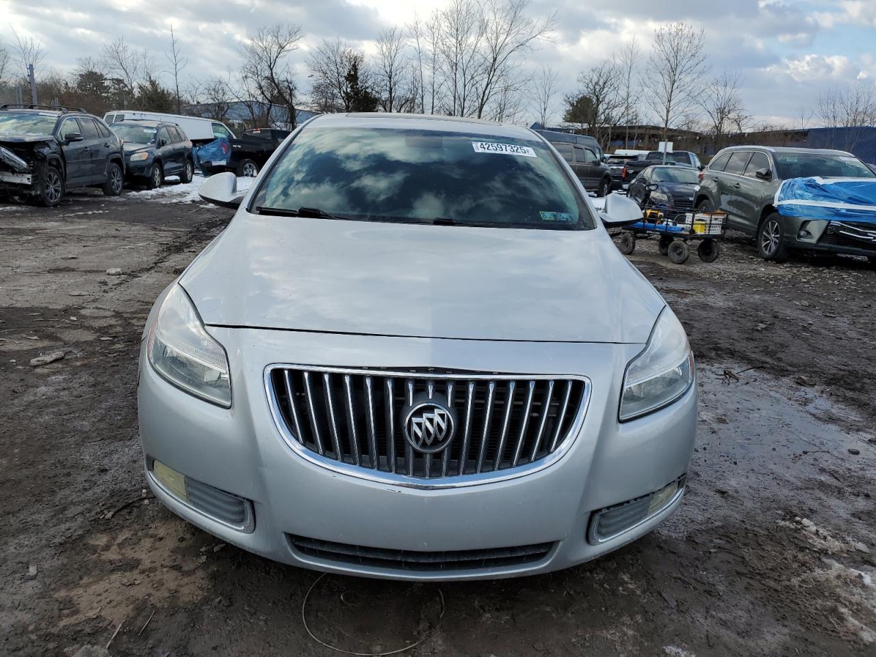2011 Buick Regal VIN W04GS5EC8B1005107 Copart auction photo, rear end / side damage thumbnail 5