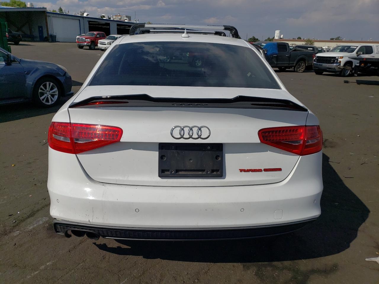 2016 Audi A4 VIN WAUBFAFL8GN016505 Copart auction photo, side / front end damage thumbnail 6