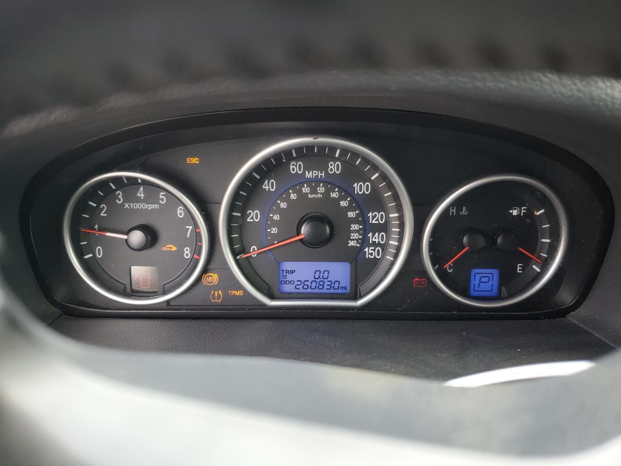 2012 Hyundai Veracruz VIN KM8NU4CC0CU196103 Copart auction photo, front end damage thumbnail 9