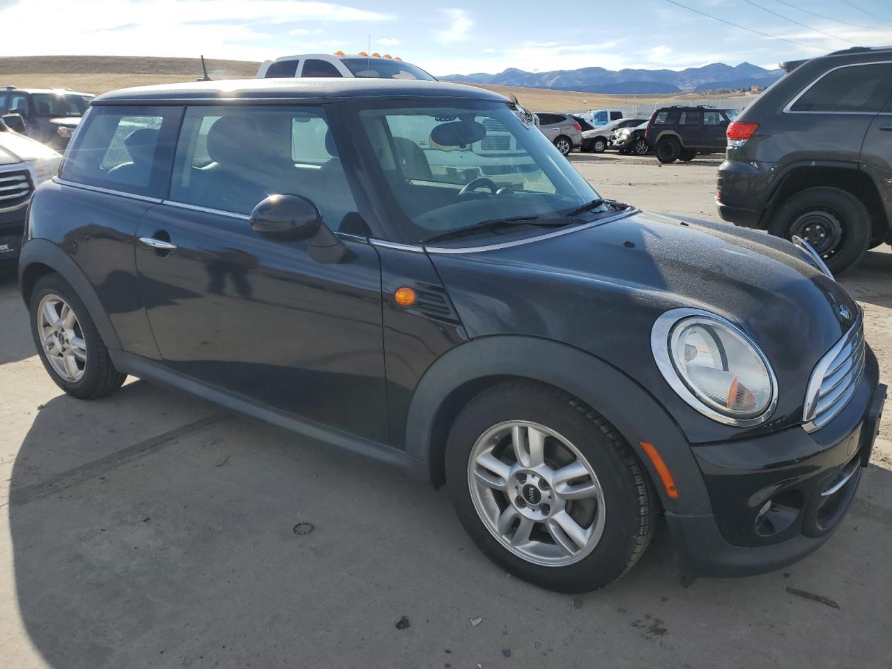 2012 MINI Cooper VIN WMWSU3C54CT255997 Copart auction photo, side damage thumbnail 4
