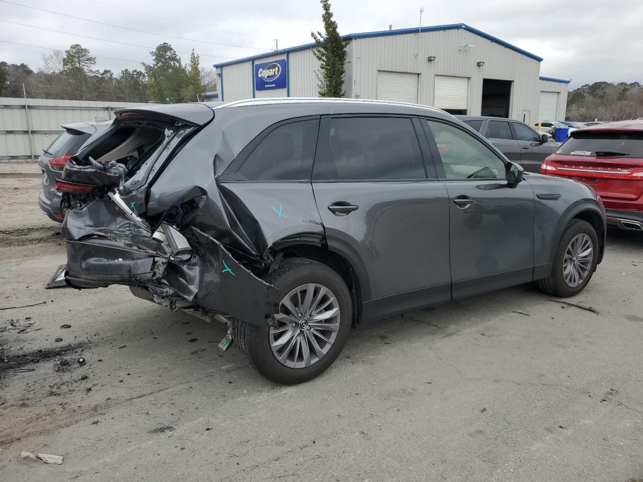 2024 Mazda CX-90 VIN JM3KKBHDXR1167423 Copart auction photo, rear end damage thumbnail 3