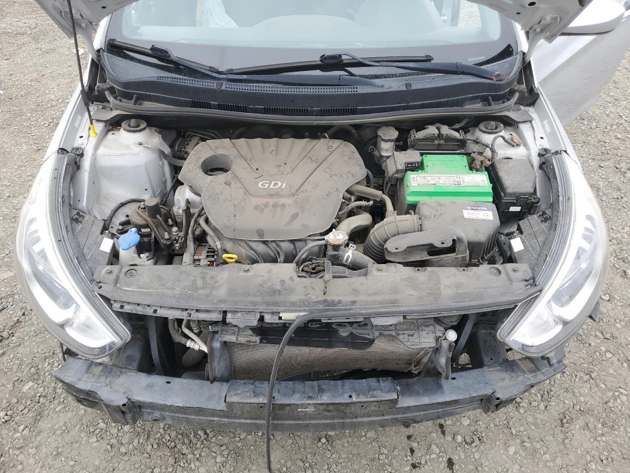 2016 Hyundai Accent VIN KMHCT5AE6GU247808 Copart auction photo, front end / undercarriage damage thumbnail 13