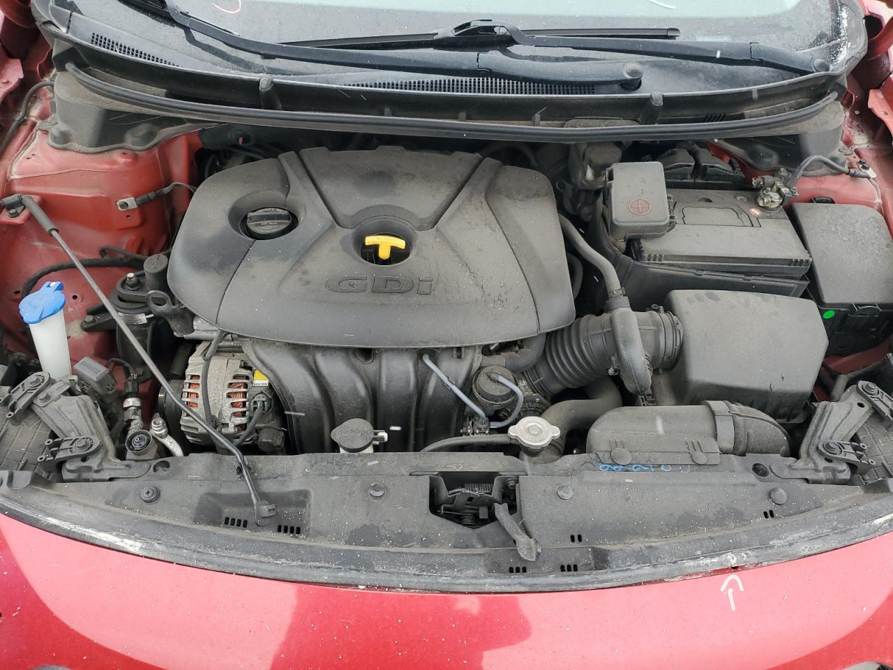 2014 Hyundai Elantra VIN KMHD35LH0EU177036 Copart auction photo, side / rear end damage thumbnail 11