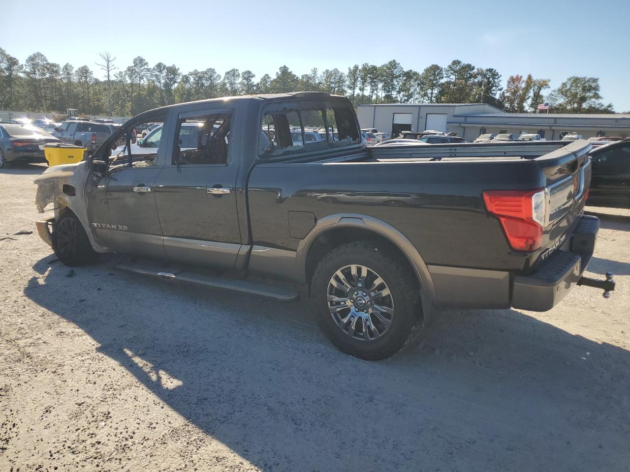 2016 Nissan Titan VIN 1N6BA1F42GN513380 Copart auction photo, burn damage thumbnail 2