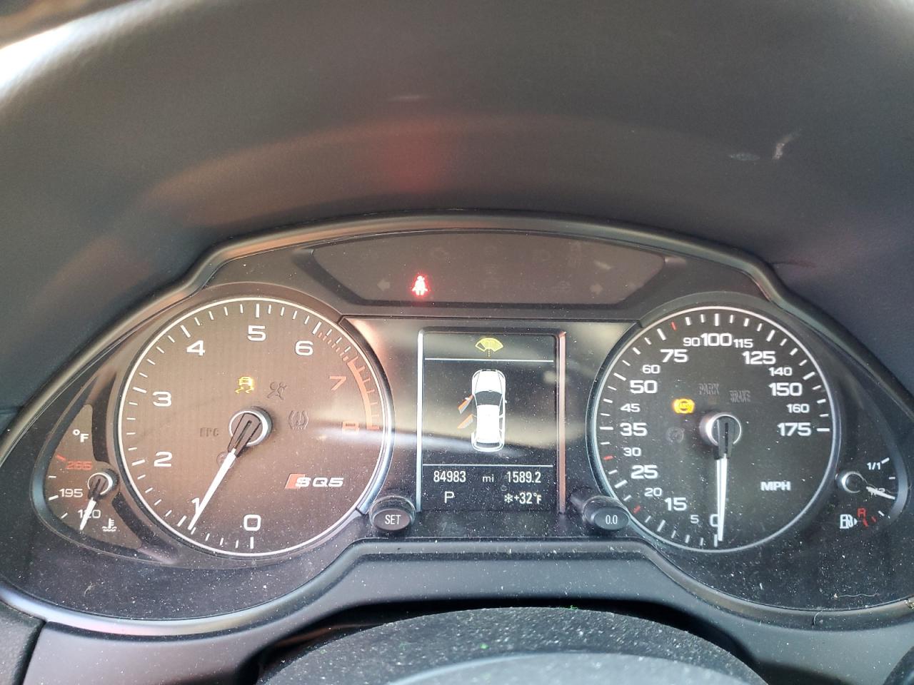 2016 Audi SQ5 VIN WA1LCAFPXGA081750 Copart auction photo, front end damage thumbnail 9