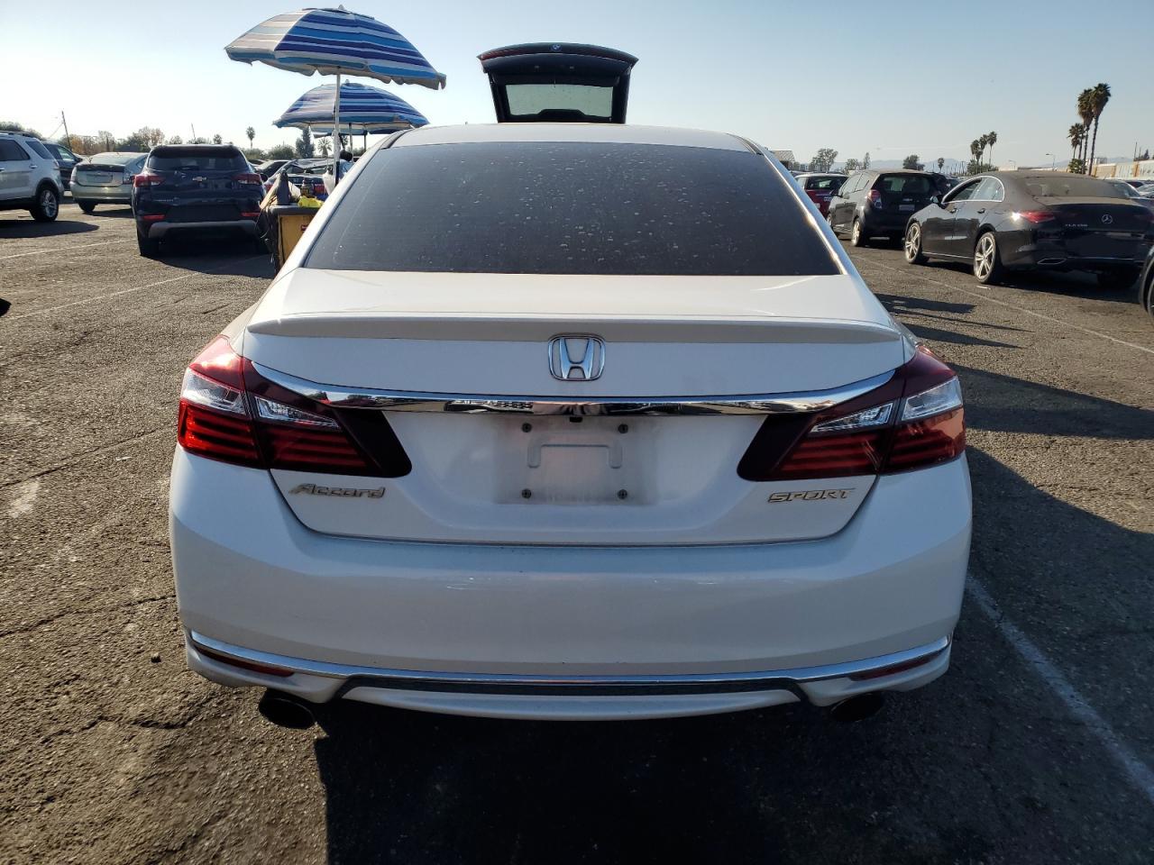 2016 Honda Accord VIN 1HGCR2F50GA084182 Copart auction photo, front end damage thumbnail 6
