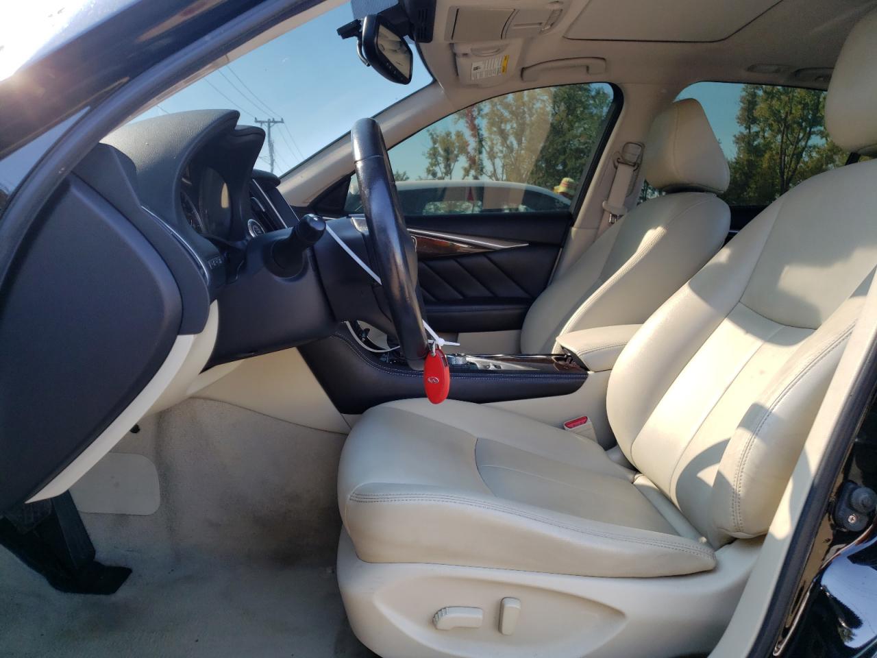 2018 Infiniti Q50 VIN JN1EV7AR0JM431125 Copart auction photo, top/roof / water/flood damage thumbnail 7