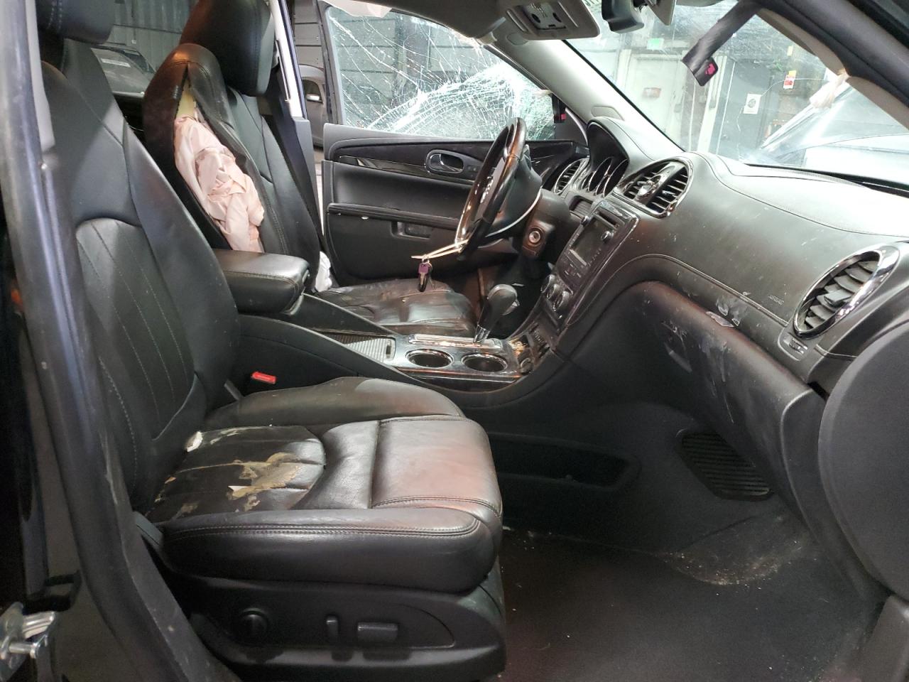 2016 Buick Enclave VIN 5GAKVCKD0GJ348995 Copart auction photo, side / front end damage thumbnail 7