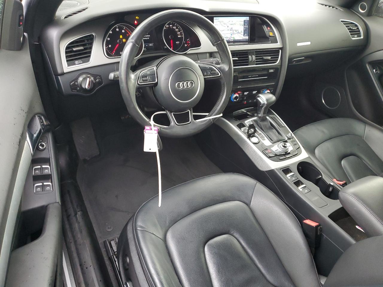 2015 Audi A5 VIN WAUMFAFH9FN003278 Copart auction photo, front end / side damage thumbnail 8