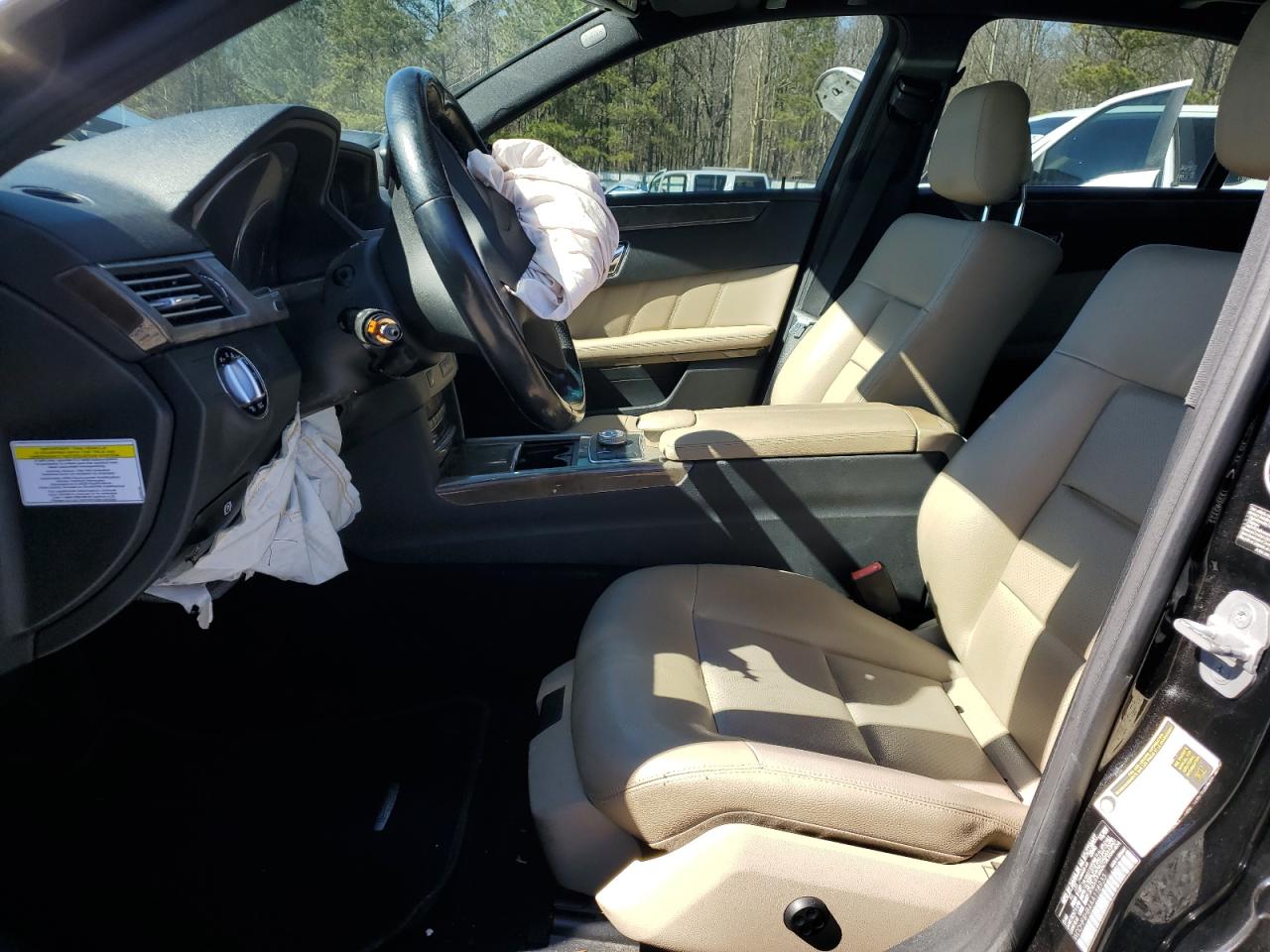 2010 Mercedes-Benz E-klasse VIN WDDHF8HB4AA118933 Copart auction photo, front end damage thumbnail 7